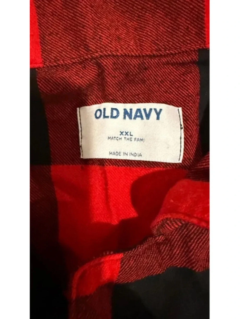 Old Navy XXL Red Buffalo Plaid Flannel Pajama Set